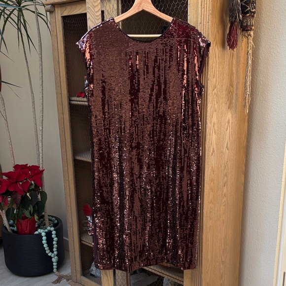 Anthropologie Maeve Kara Sequined Shift Dress - Picture 4 of 16